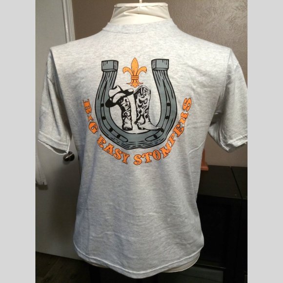 New Orleans (NOLA) Cowboy Souvenir T-shirt, Big Easy Stompers LGBTQ Dance Club - Picture 2 of 4